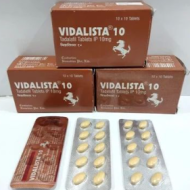 Vidalista 10mg tablet (Tadalafil Citrate) India, UK